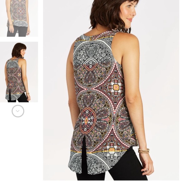 Sanctuary Dashiki Craft Shell Sleeveless Top Sz M - Picture 2 of 13